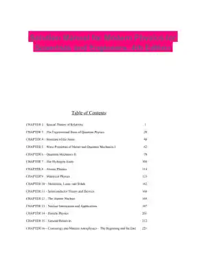 Solution Manual for Modern Physics for Scientists and Engineers, 4th Edition