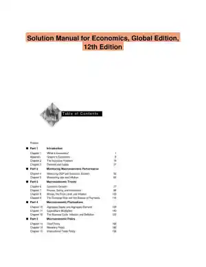 Solution Manual for Economics, Global Edition, 12th Edition