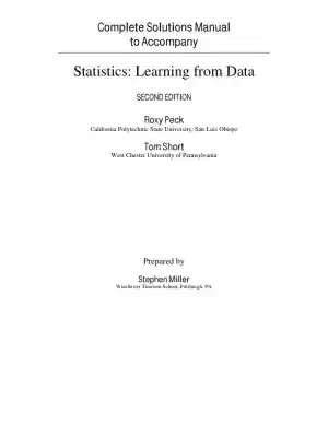Solution Manual for Statistics: Learning from Data, 2nd Edition