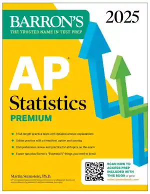AP Statistics Premium, 2025: Prep Book with 9 Practice Tests + Comprehensive Review (2025)