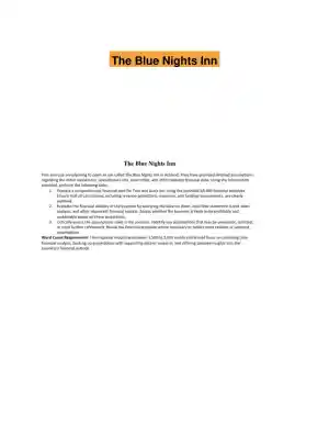 The Blue Nights Inn