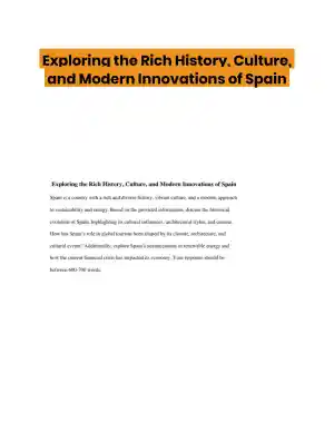 Exploring the Rich History, Culture, and Modern Innovations of Spain