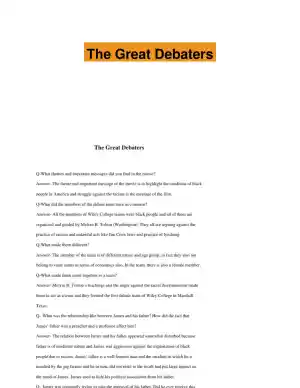 The Great Debaters