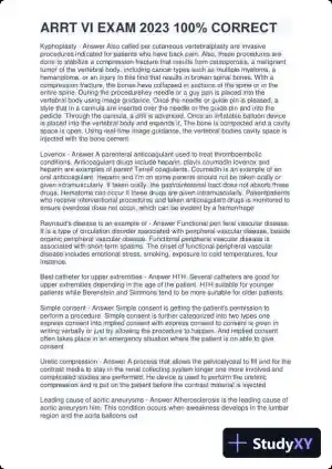 2023 ARRT Radiology VI Practice Exam with Answers (353 Solved Questions)