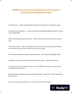 KPEERI Exam Prepation 1 with Answers (210 Solved Questions)