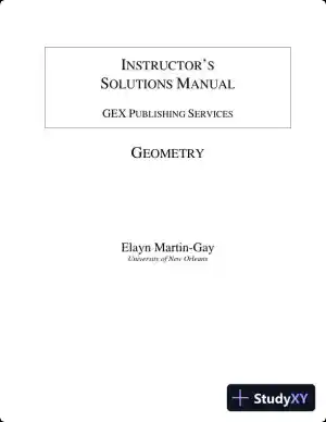 Solution Manual for Geometry, 1st Edition