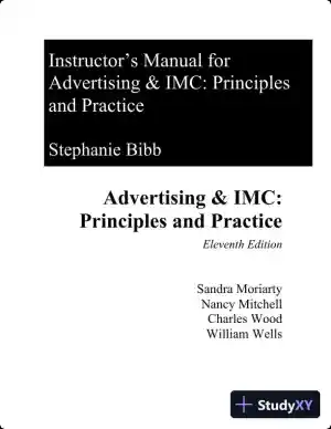 Advertising and IMC: Principles and Practice, 11th Edition Solution Manual