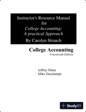 Class Notes for College Accounting: A Practical Approach, 14th Edition