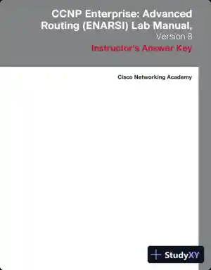 Lecture Notes for CCNP Enterprise: Advanced Routing (ENARSI) v8 Lab Manual