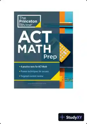 Princeton Review ACT Math Prep: 4 Practice Tests + Review + Strategy for the ACT Math Section (2023)