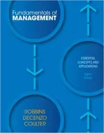Fundamentals Of Management by Ian Anderson, Mary Coulter, Stephen Robbins, David DeCenzo - Image 1