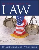 Introduction To Law by Joanne B. Hames, Yvonne Ekern - Image 1