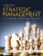 Strategic Management: A Competitive Advantage Approach Concepts And Cases by Fred R. David, Forest R. David, Meredith E. David - Image 1