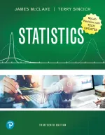 Statistics by James T. McClave, Terry Sincich, William Mendenhall - Image 1