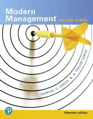 Cover of Modern Management by Samuel C. Certo; S. Trevis Certo