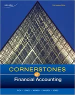 Cornerstones Of Financial Accounting by Maryanne Mowen, Don Hanson, Dan Heitger, David McConomy, Bradley Witt, Jeffrey Pittman - Image 1