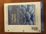 College Algebra by Judith Beecher, Judith Penna, Marvin Bittinger - Image 1