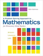 A Problem Solving Approach To Mathematics For Elementary School Teachers by Rick Billstein, Shlomo Libeskind, Johnny Lott, Barbara Boschmans - Image 1