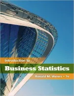 Introduction To Business Statistics by Ronald M. Weiers - Image 1