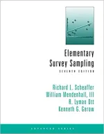 Elementary Survey Sampling by Richard L. Scheaffer, William Mendenhall, R. Lyman Ott, Kenneth G. Gerow - Image 1