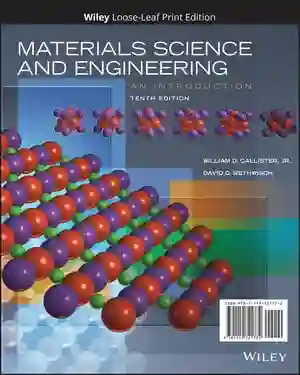 Cover of Materials Science And Engineering: An Introduction by William D. Callister Jr., David G. Rethwisch