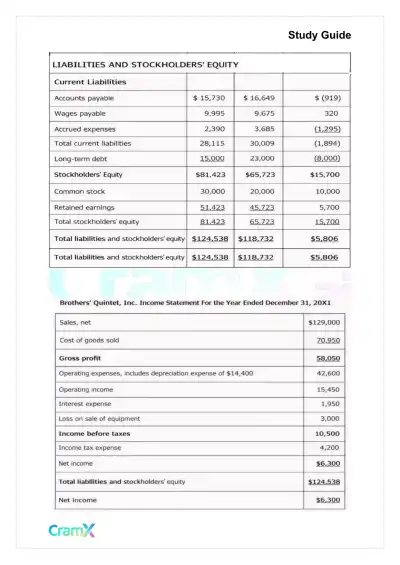 Accounting Principles II – Statement of Cash Flows - Page 10 preview image
