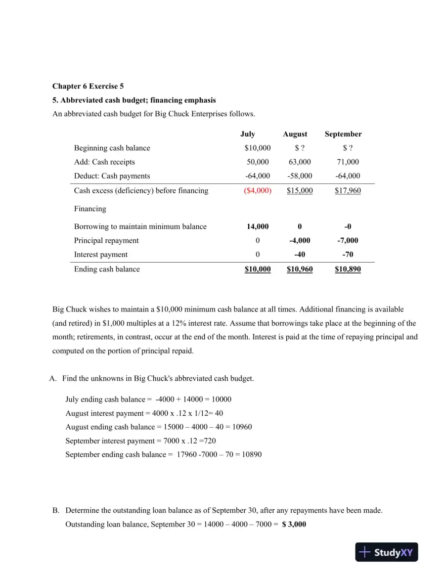 Financial Planning and Budget Analysis, page 4