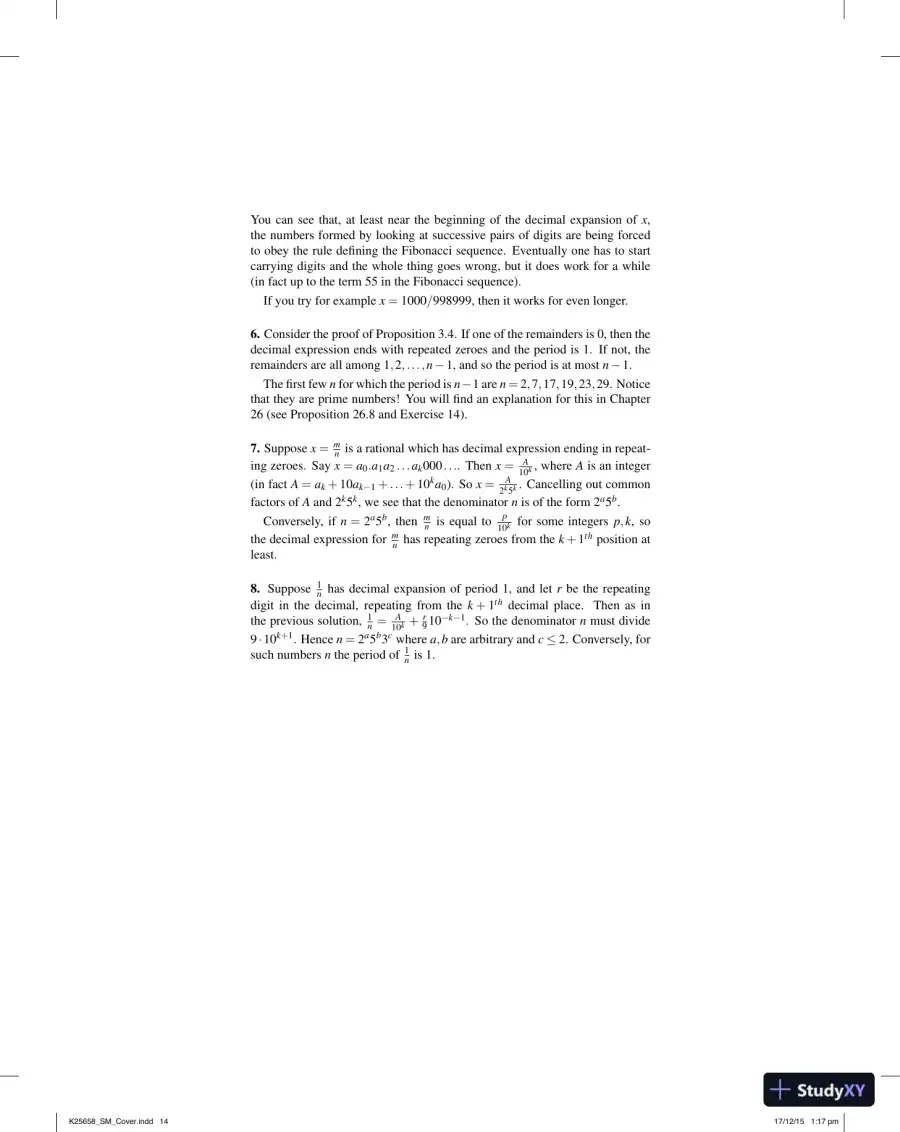 Solution Manual for Concise Introduction To Pure Mathematics, 4th Edition, page 12