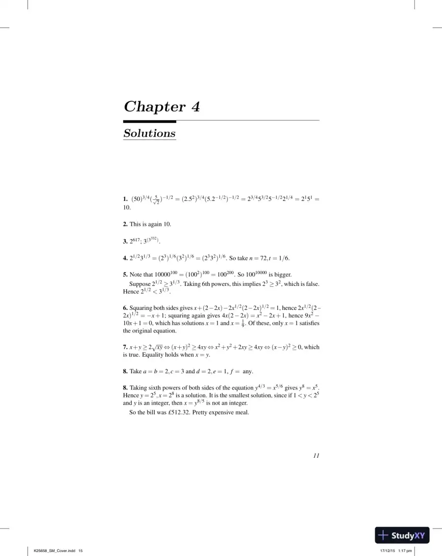Solution Manual for Concise Introduction To Pure Mathematics, 4th Edition, page 13