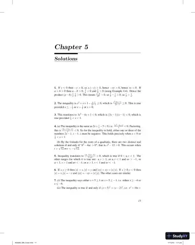 Solution Manual for Concise Introduction To Pure Mathematics, 4th Edition - Page 15 preview image