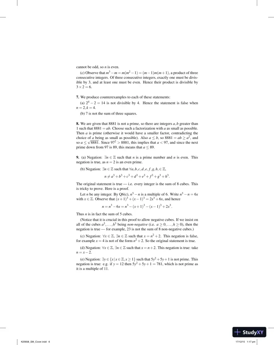 Solution Manual for Concise Introduction To Pure Mathematics, 4th Edition, page 4