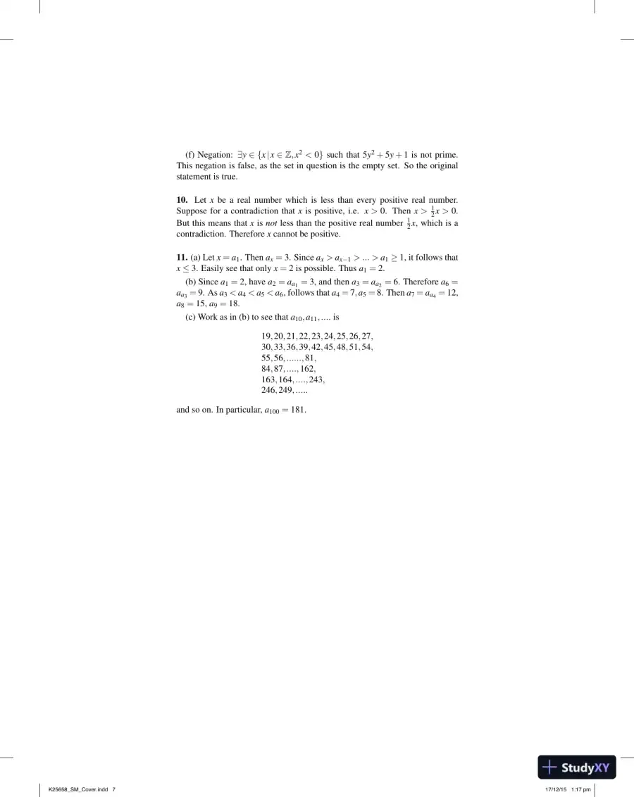 Solution Manual for Concise Introduction To Pure Mathematics, 4th Edition, page 5
