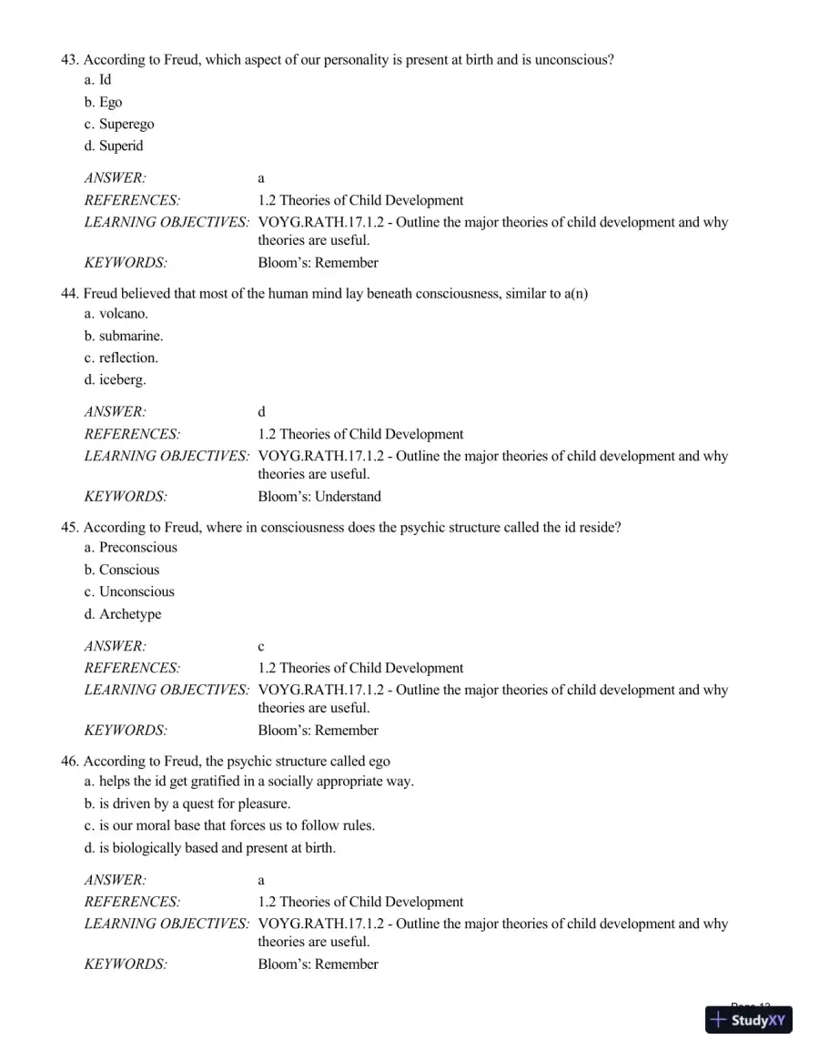 Test Bank For Childhood and Adolescence: Voyages in Development, 6th Edition, page 14