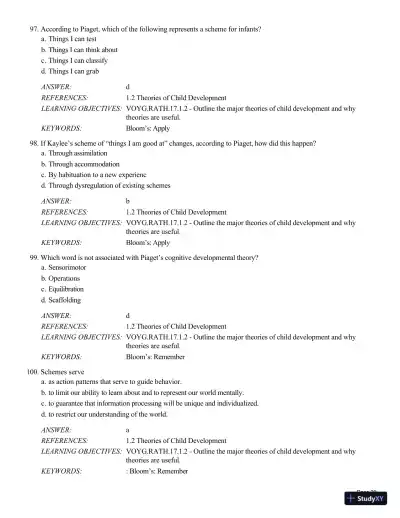 Test Bank For Childhood and Adolescence: Voyages in Development, 6th Edition - Page 30 preview image