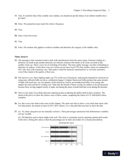 Solution Manual for Statistics for Business: Decision Making and Analysis, 3rd Edition - Page 9 preview image