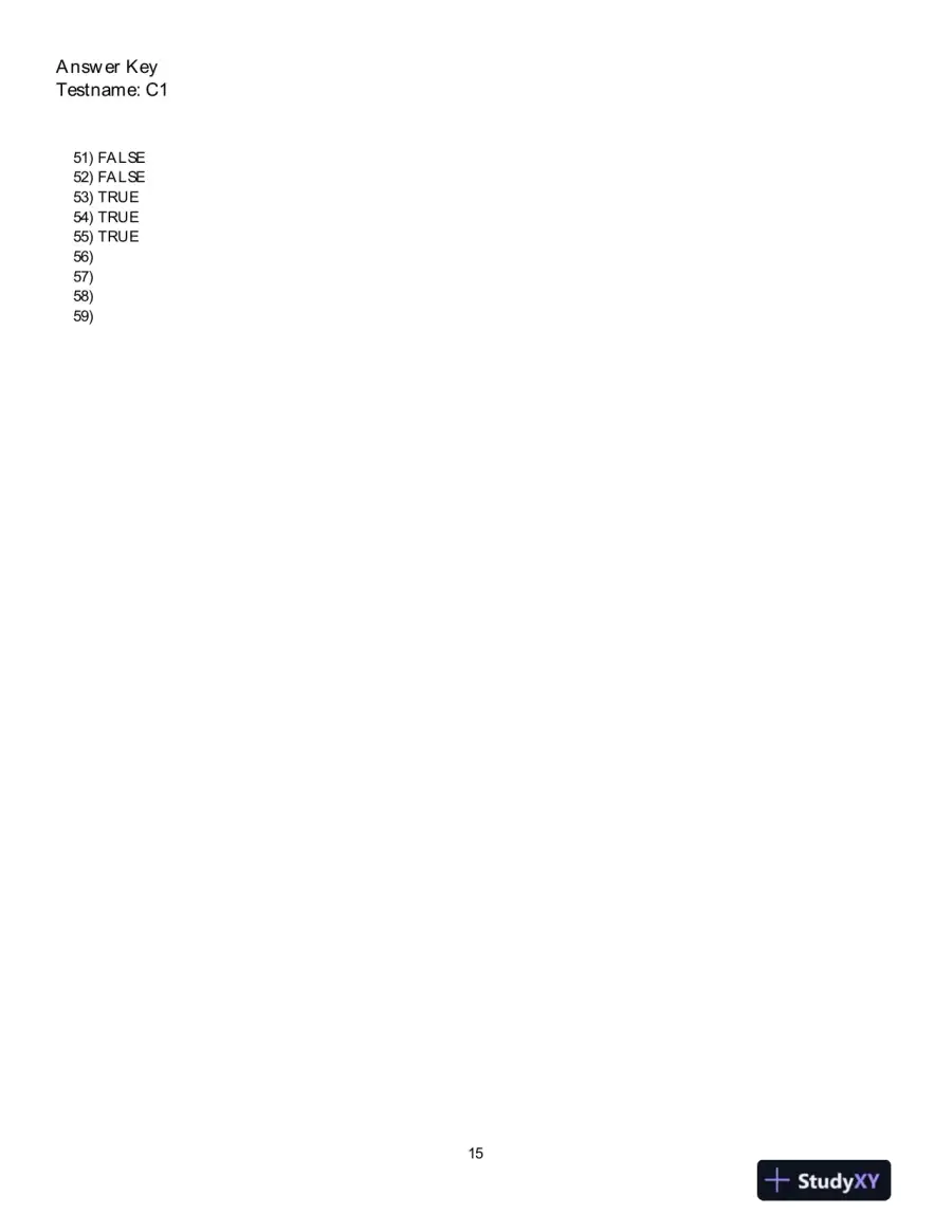 Test Bank For Microbiology: An Introduction, 1st Edition, page 16