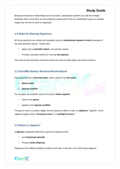 Biology - The Unity and Diversity of Life - Page 2 preview image