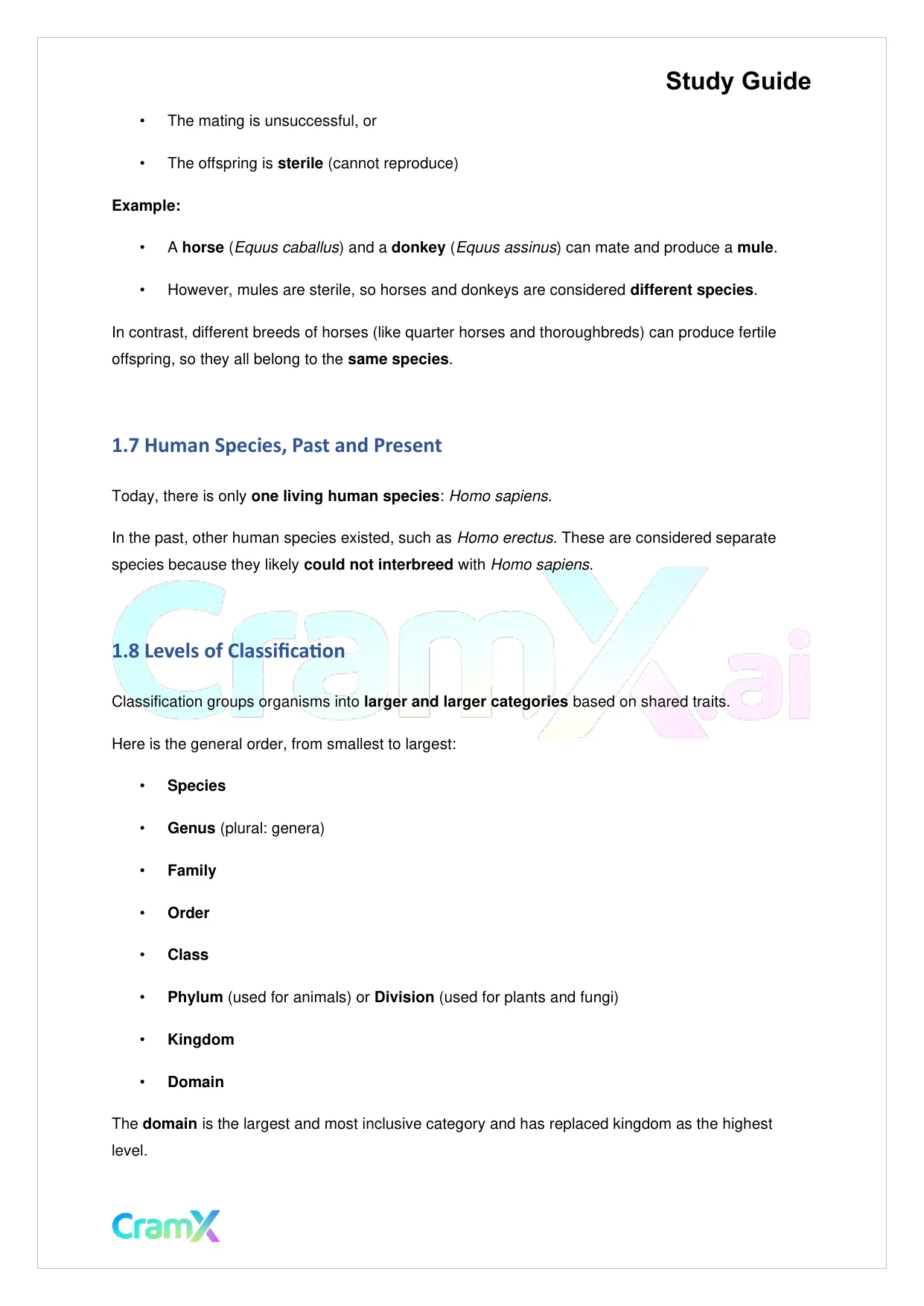 Biology - The Unity and Diversity of Life - Page 3 preview image