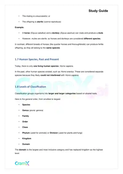 Biology - The Unity and Diversity of Life - Page 3 preview image