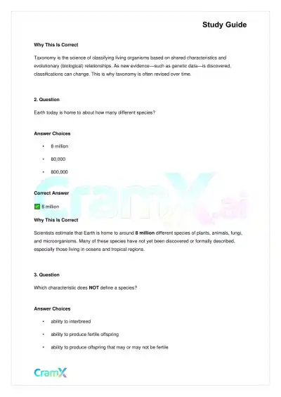 Biology - The Unity and Diversity of Life - Page 5 preview image