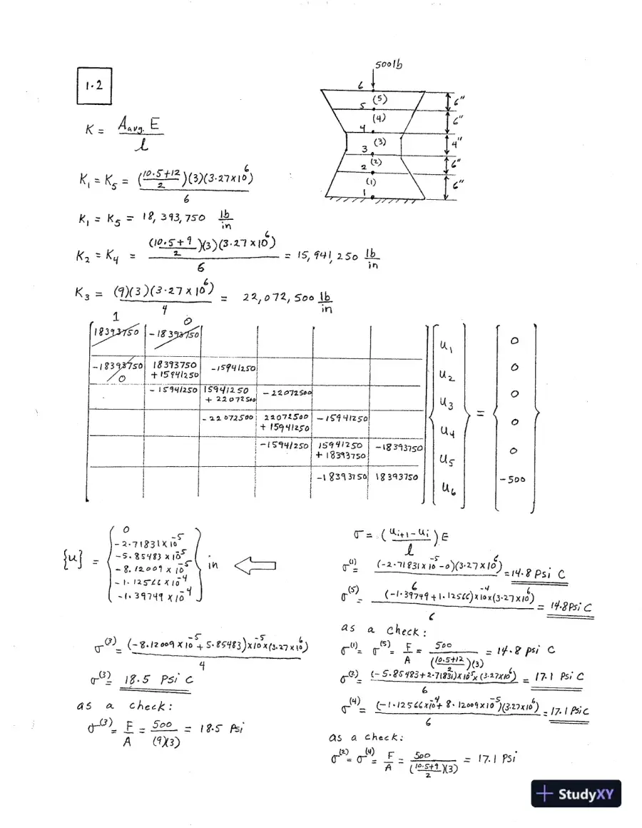 Solution Manual for Finite Element Analysis Theory and Application with ANSYS, 4th Edition, page 4