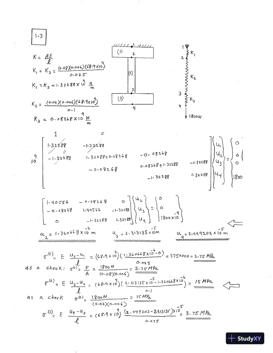 Solution Manual for Finite Element Analysis Theory and Application with ANSYS, 4th Edition, page 5