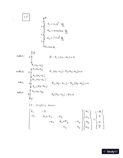 Solution Manual for Finite Element Analysis Theory and Application with ANSYS, 4th Edition - Page 7 preview image