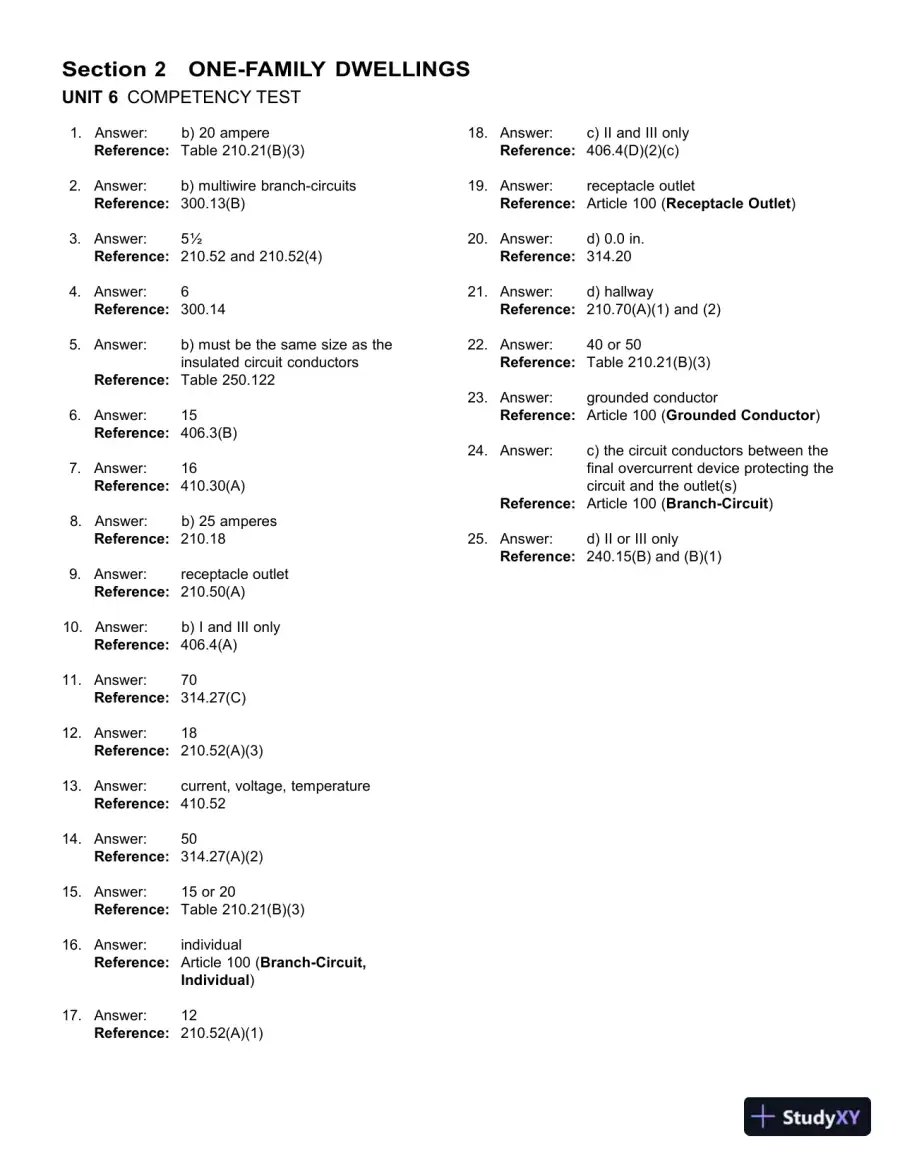 Solution Manual For Illustrated Guide to the National Electrical Code, 7th Edition, page 11
