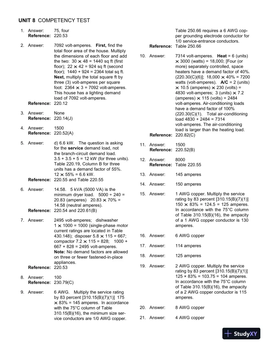 Solution Manual For Illustrated Guide to the National Electrical Code, 7th Edition, page 13