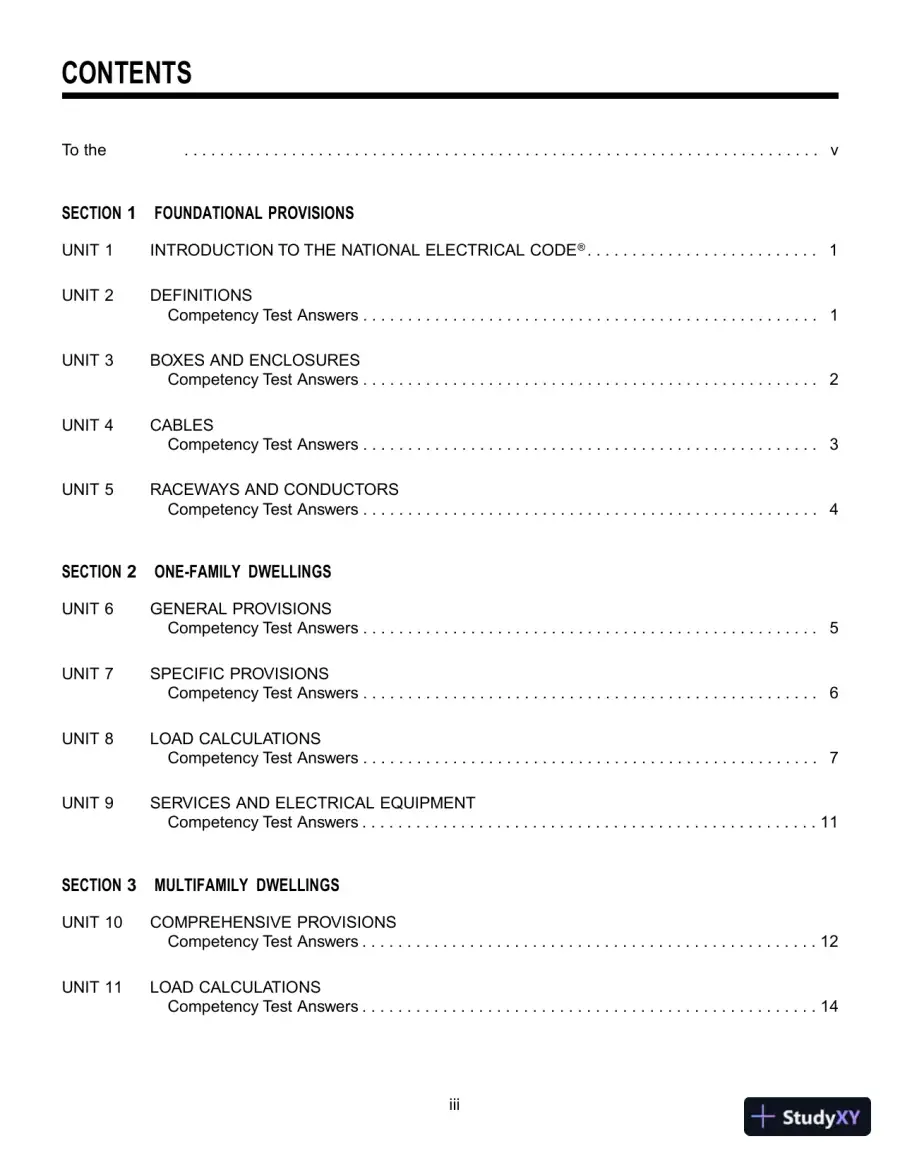Solution Manual For Illustrated Guide to the National Electrical Code, 7th Edition, page 3