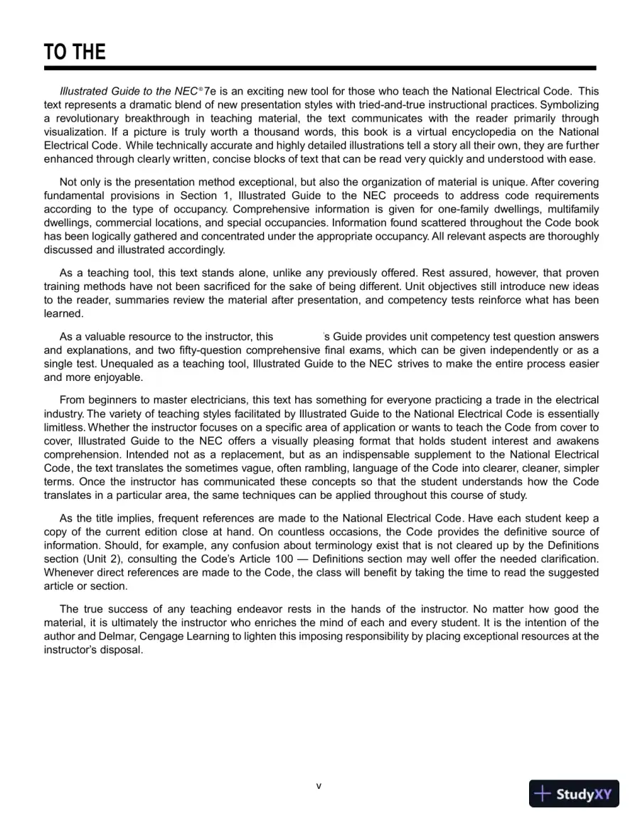 Solution Manual For Illustrated Guide to the National Electrical Code, 7th Edition, page 5