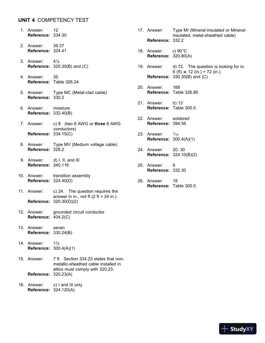 Solution Manual For Illustrated Guide to the National Electrical Code, 7th Edition, page 9