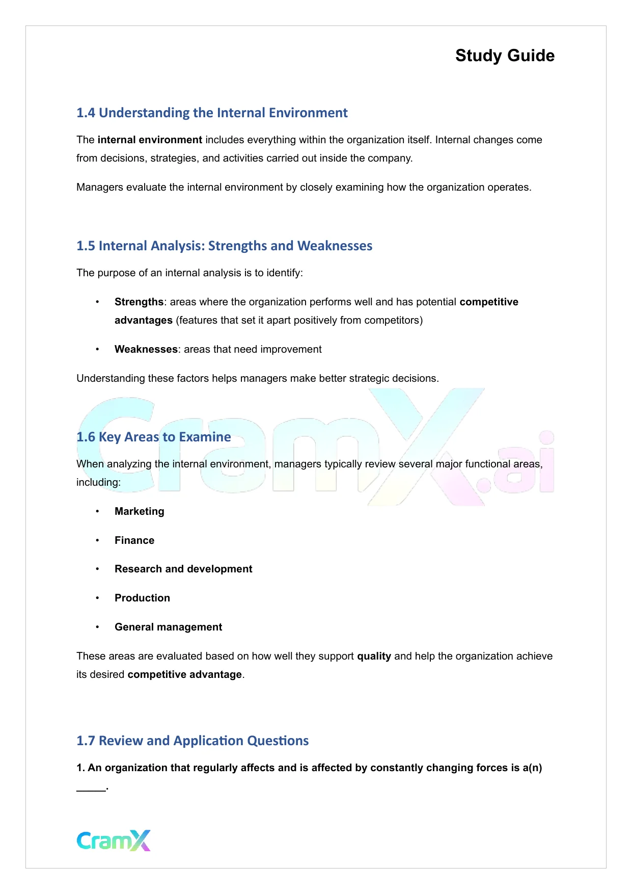 Principles of Management - Managerial Environments - Page 2 preview image
