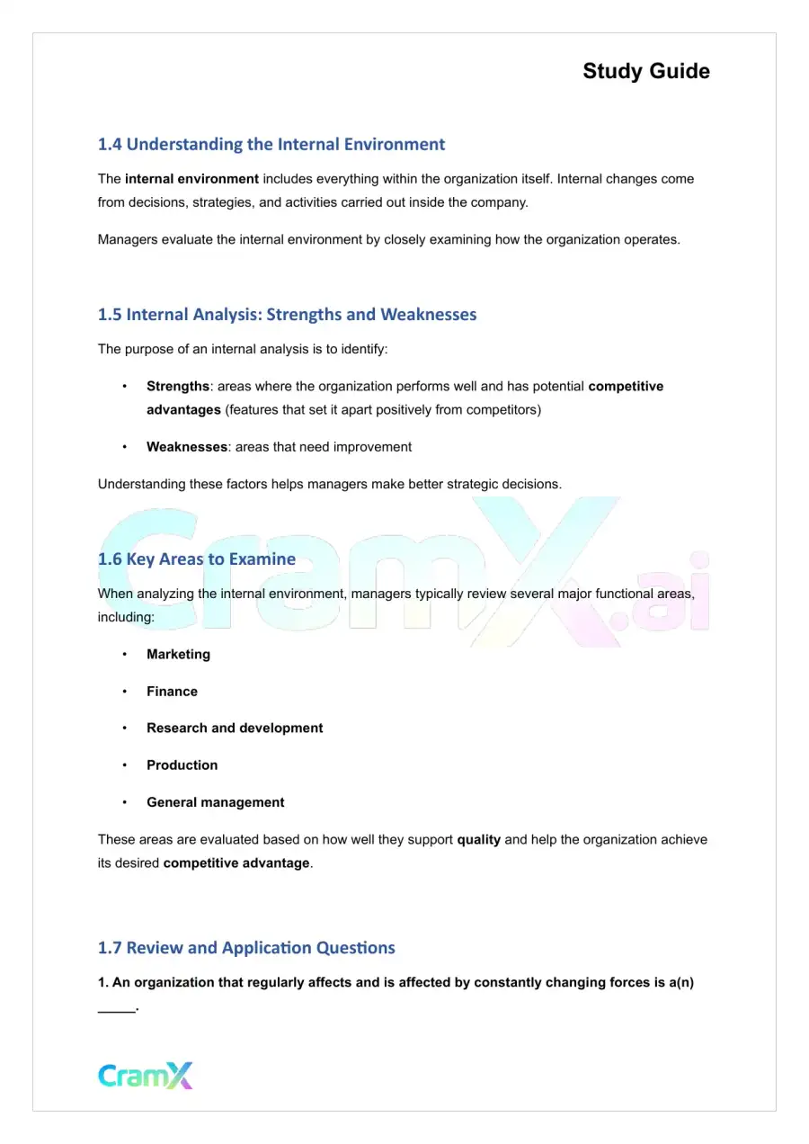 Principles of Management - Managerial Environments, page 2